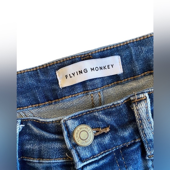 Flying Monkey Flare High Rise Jeans Unique Size 26 - Picture 16 of 16